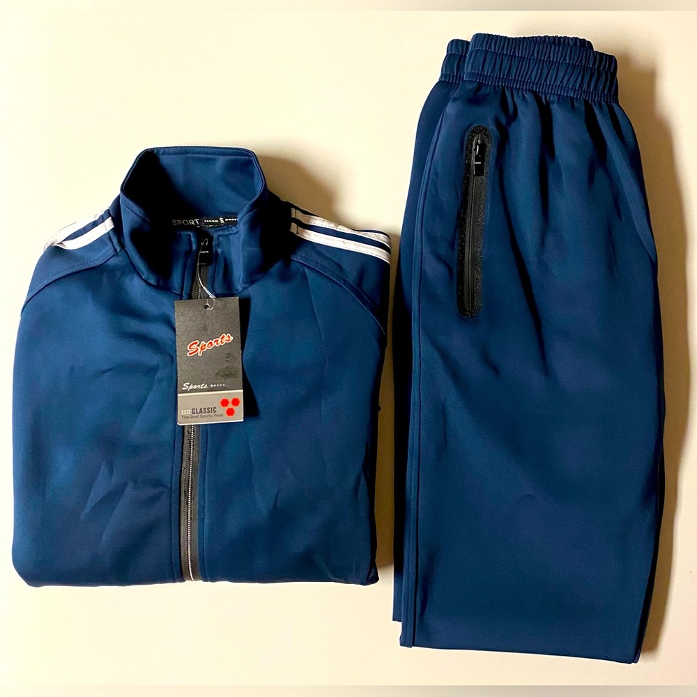 NWT! Men’s Sports 2-Piece Track Suit Set